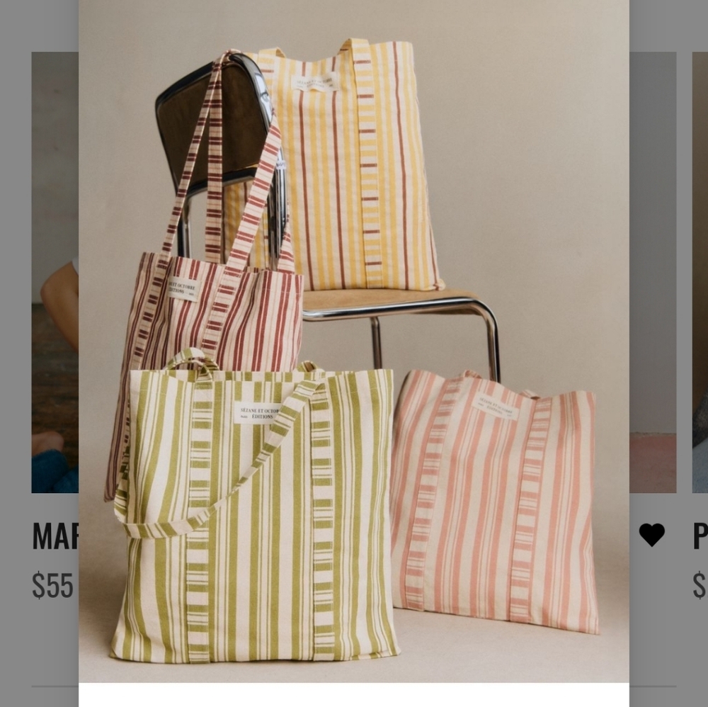 NWOT Sezane Tote Bag